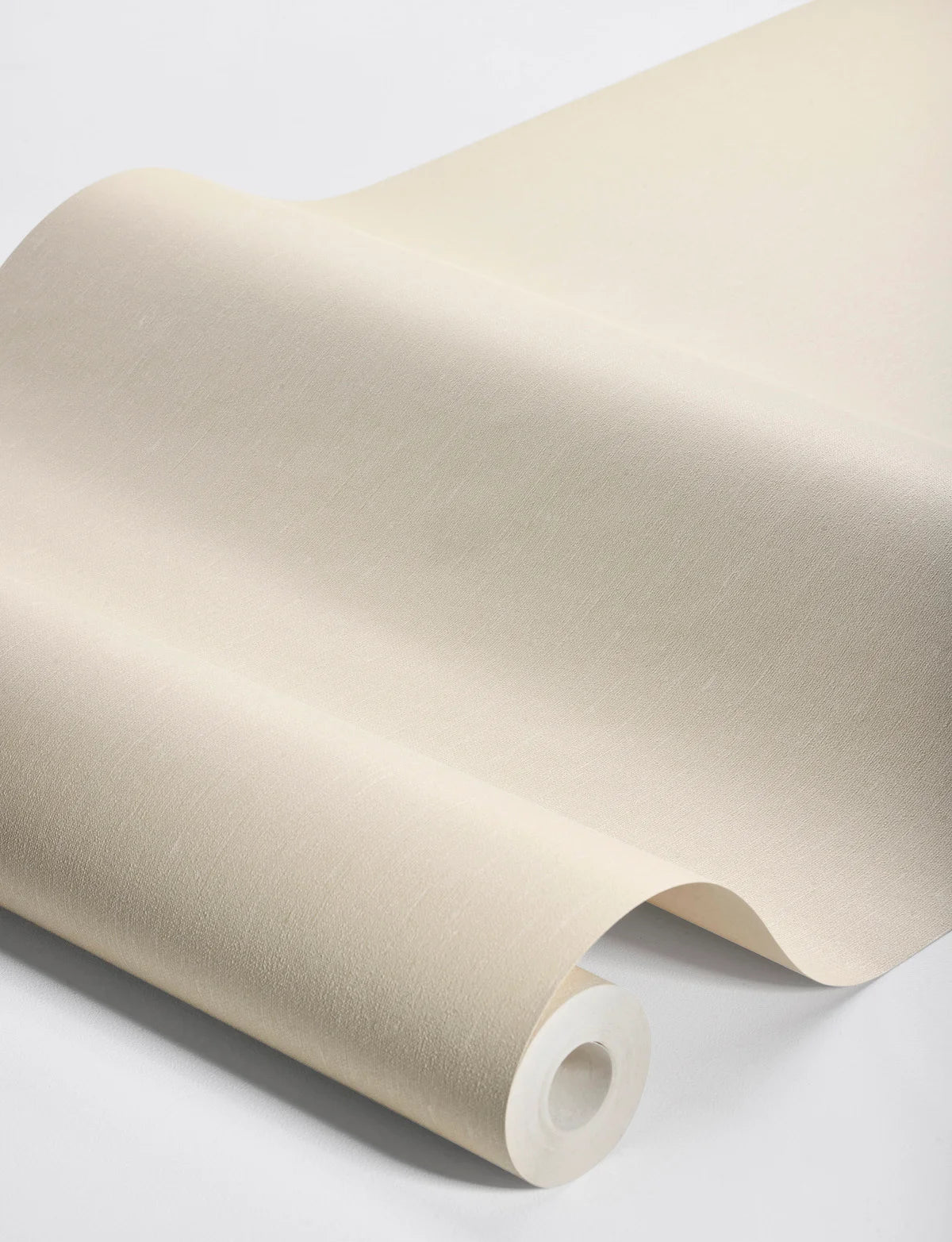 Structural wallpaper imitating linen LINEN - SUMMER YELLOW muted yellow