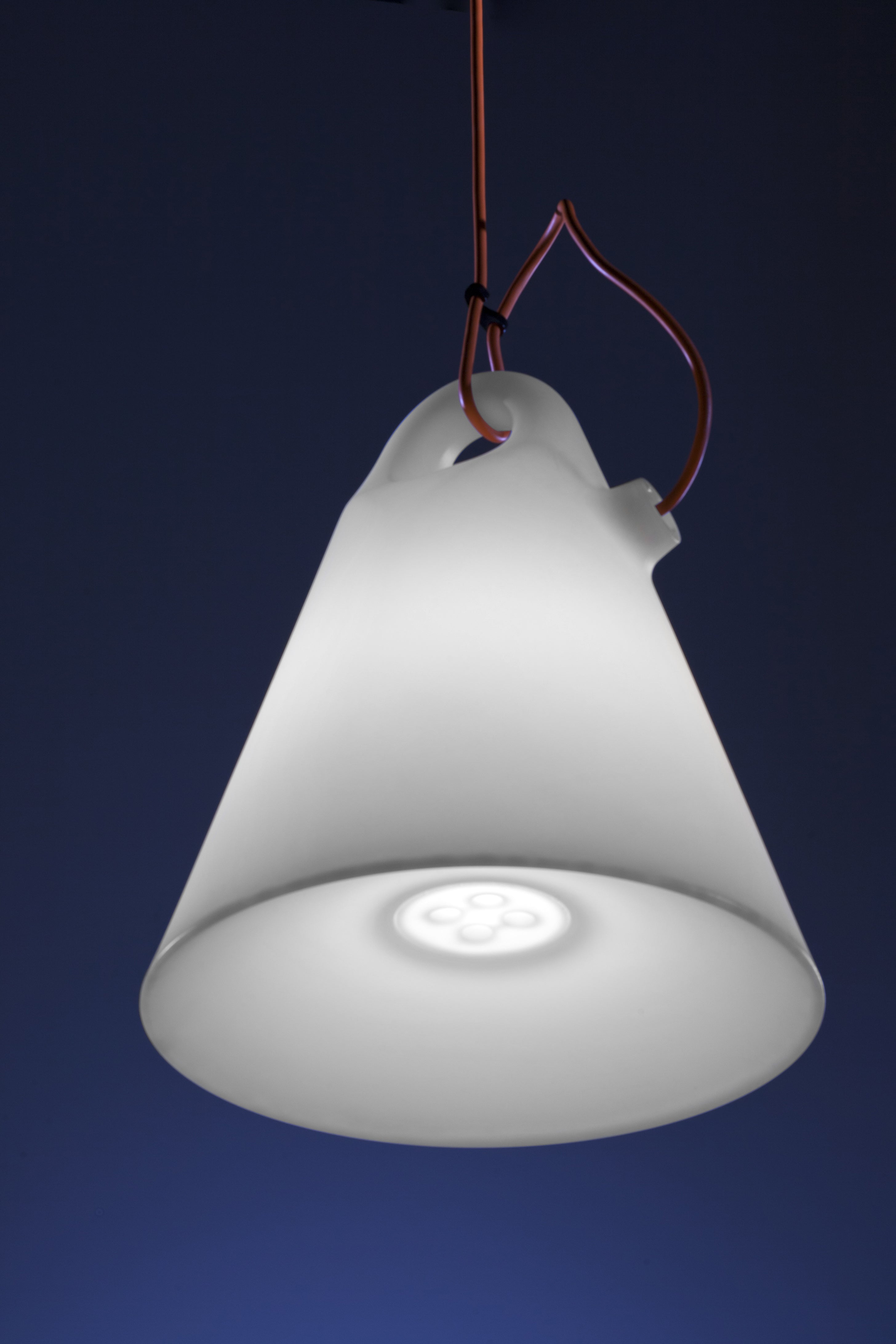 TRILLY White Outdoor Pendant Lamp