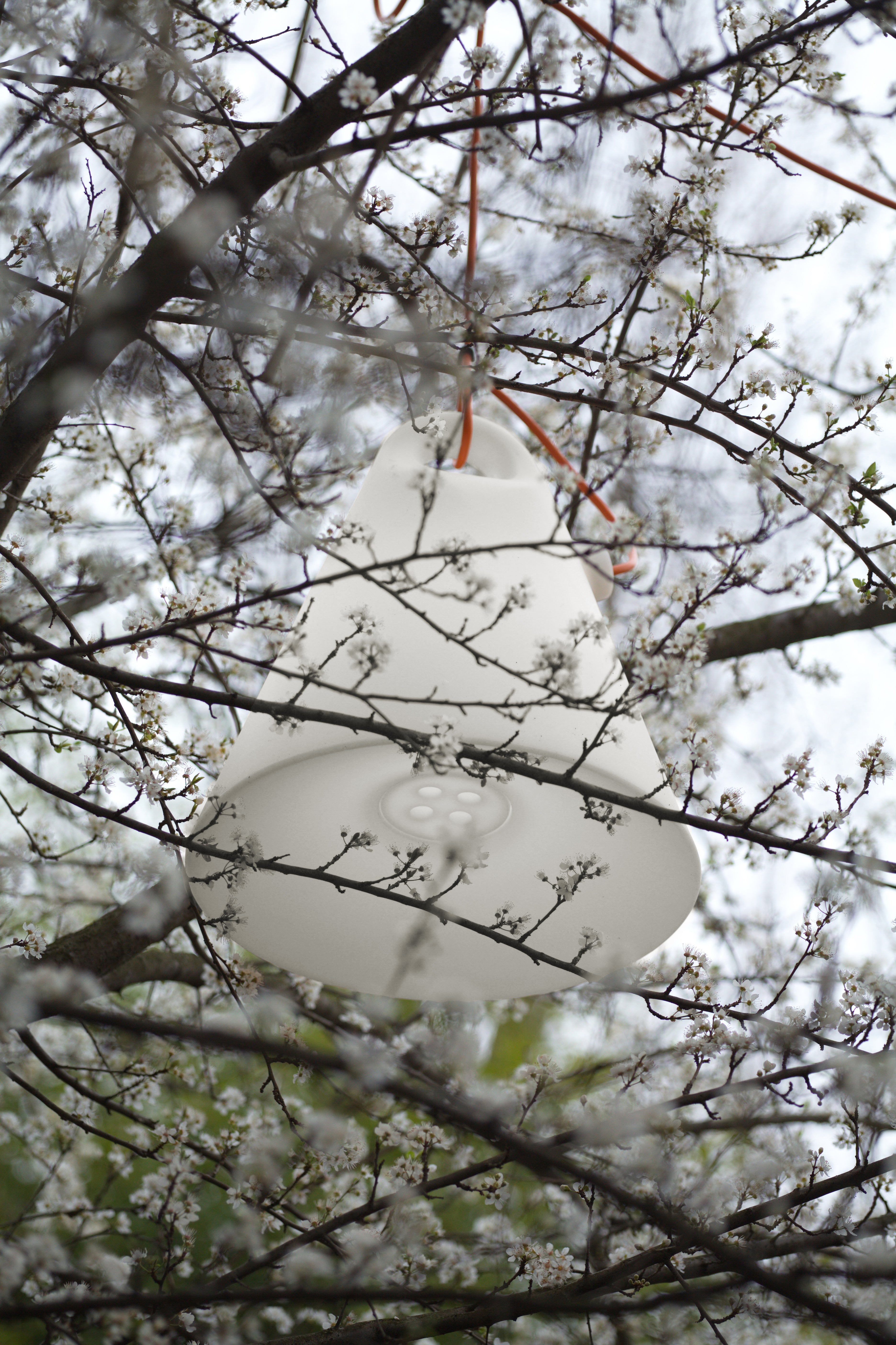 TRILLY White Outdoor Pendant Lamp