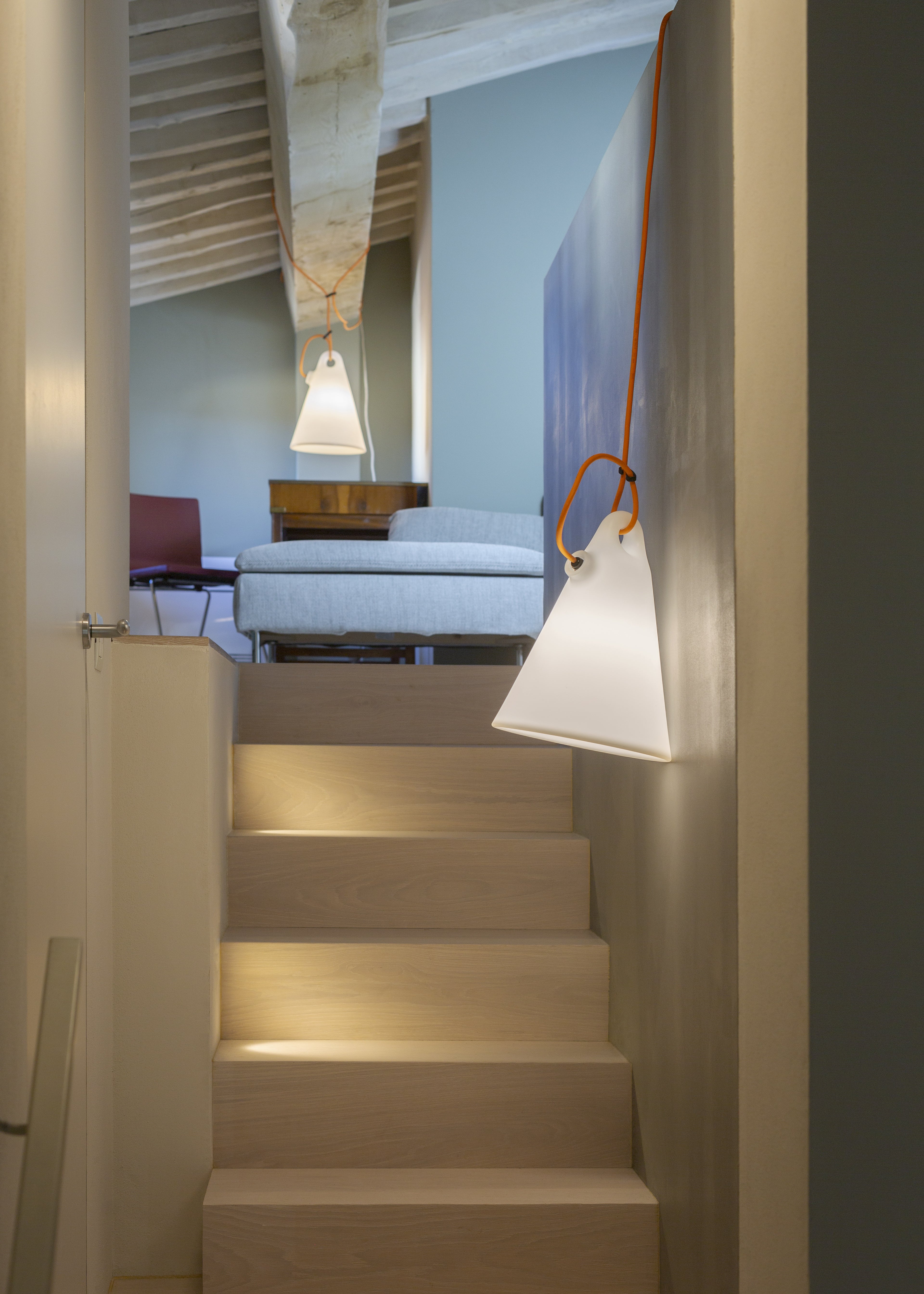TRILLY White Outdoor Pendant Lamp