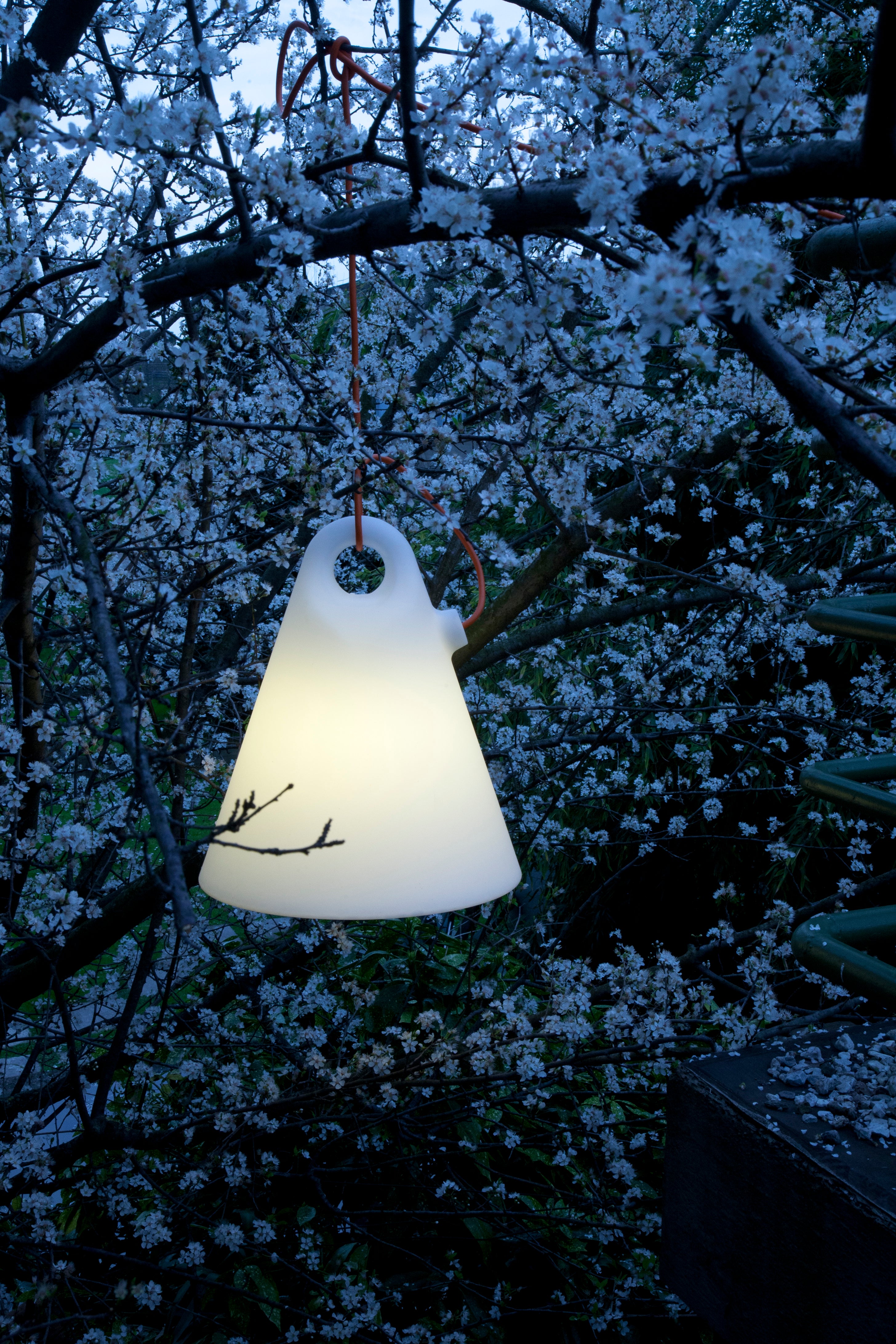 TRILLY White Outdoor Pendant Lamp