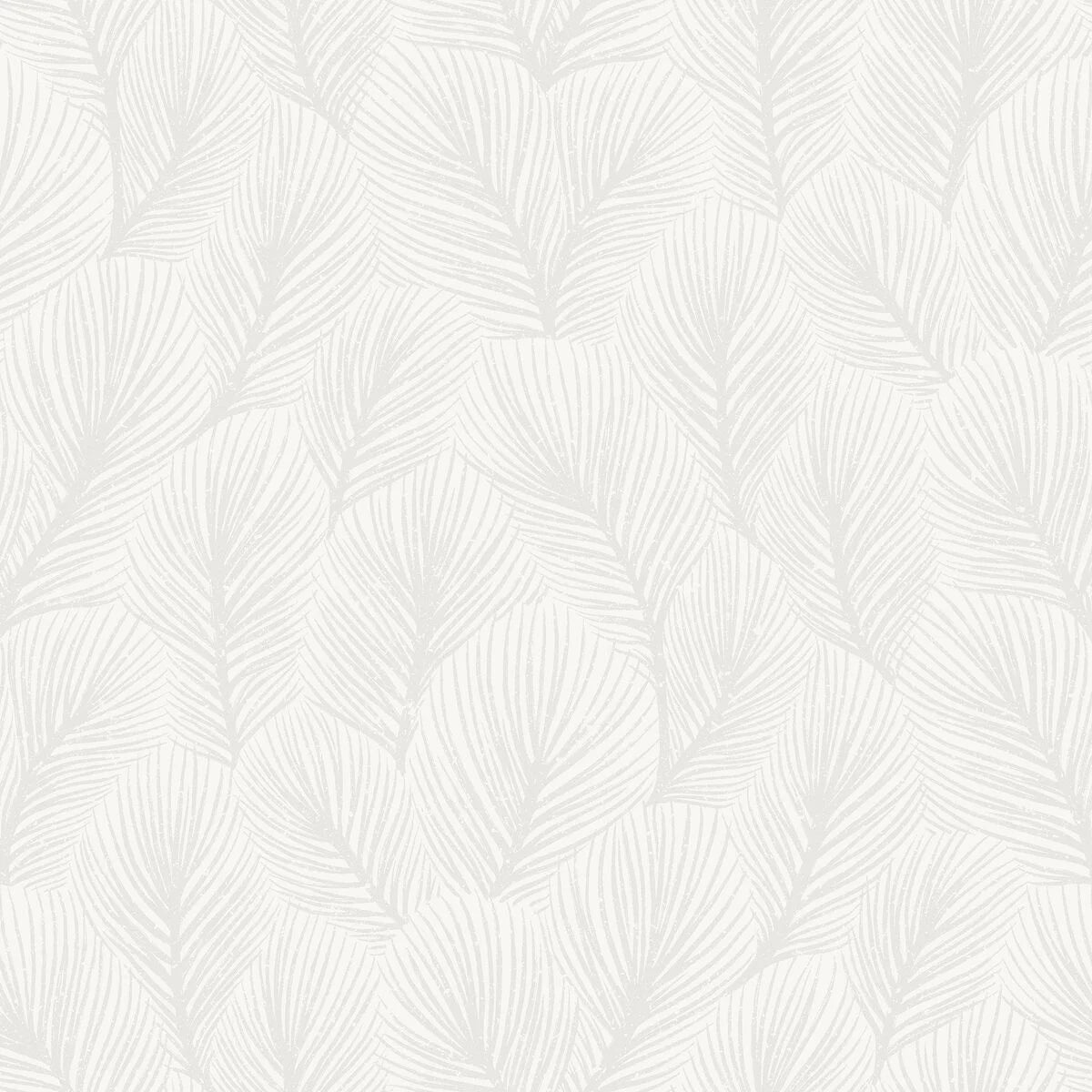 White Pine Tree Floral Pattern Wallpaper