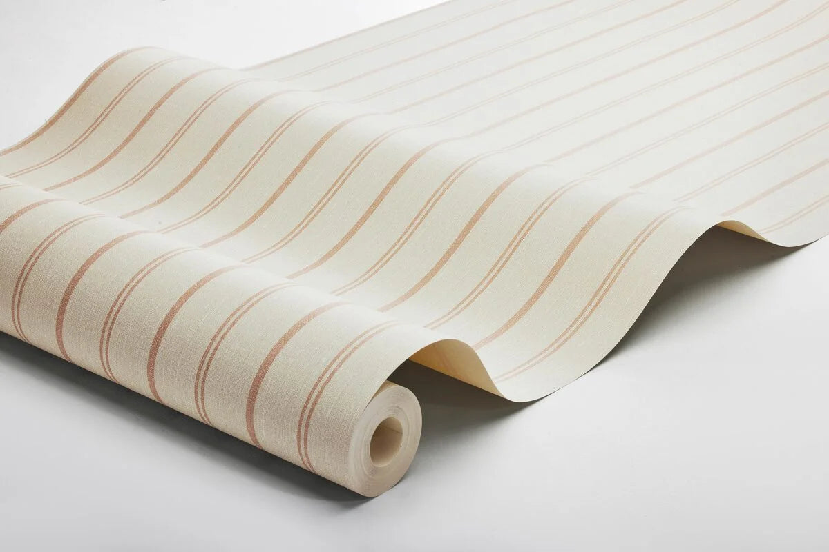 WOODLAND STRIPE Beige Wallpaper
