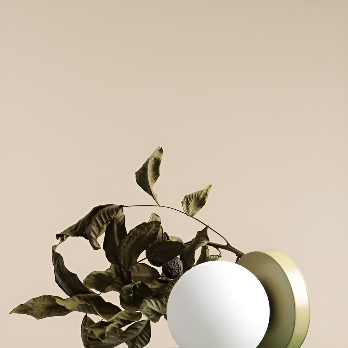 Pistachio ball table lamp