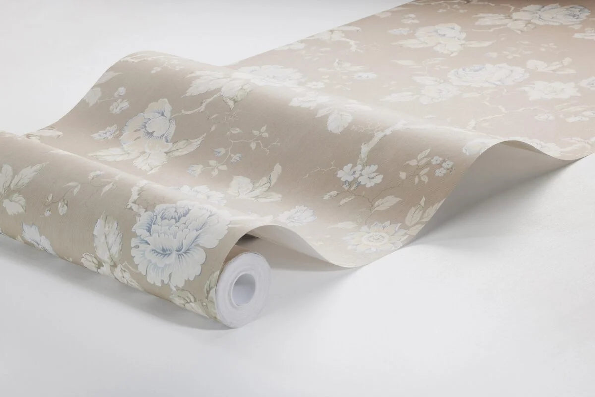 ROSENTRAD Light Brown Floral Pattern Wallpaper
