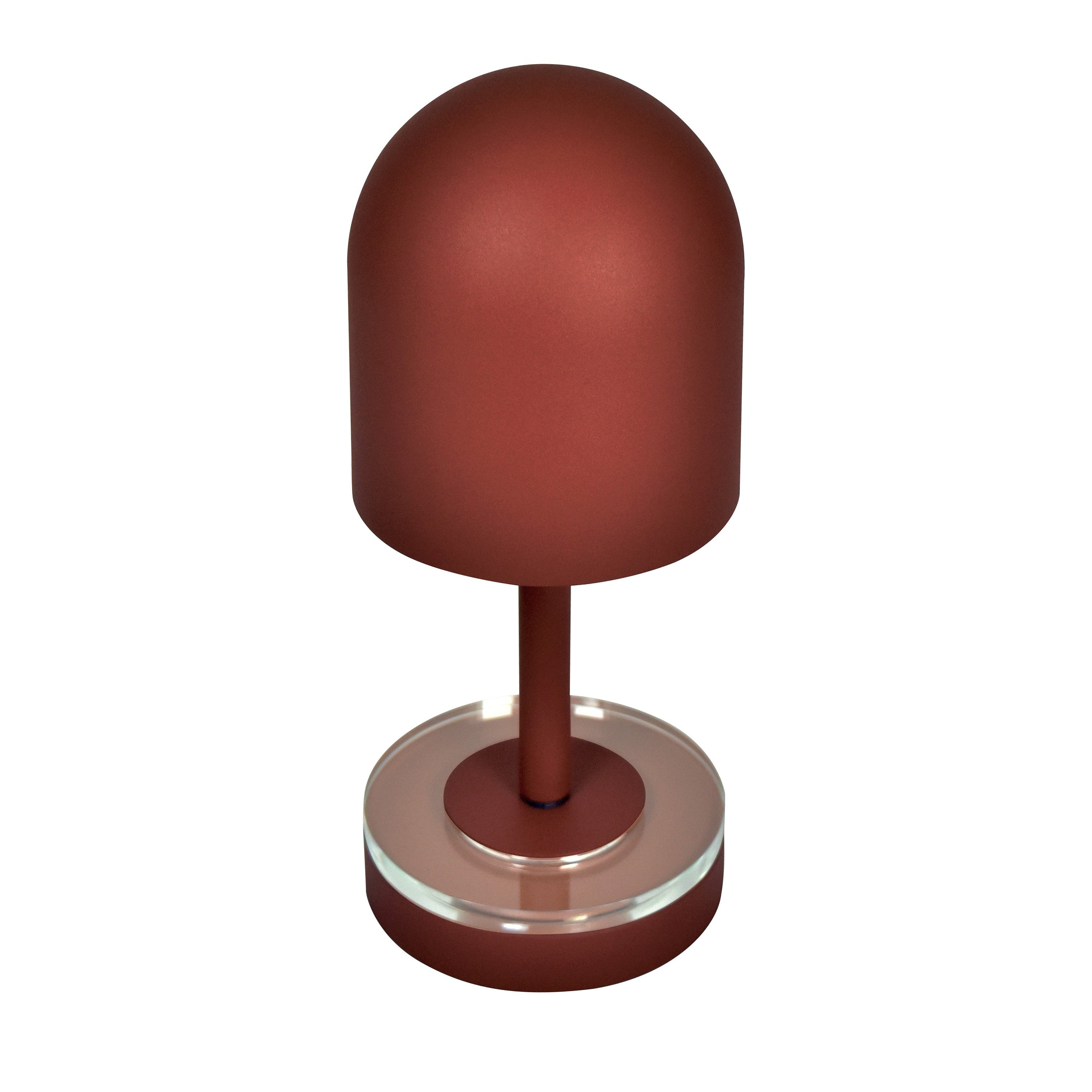 Portable lamp LUCEO brick red