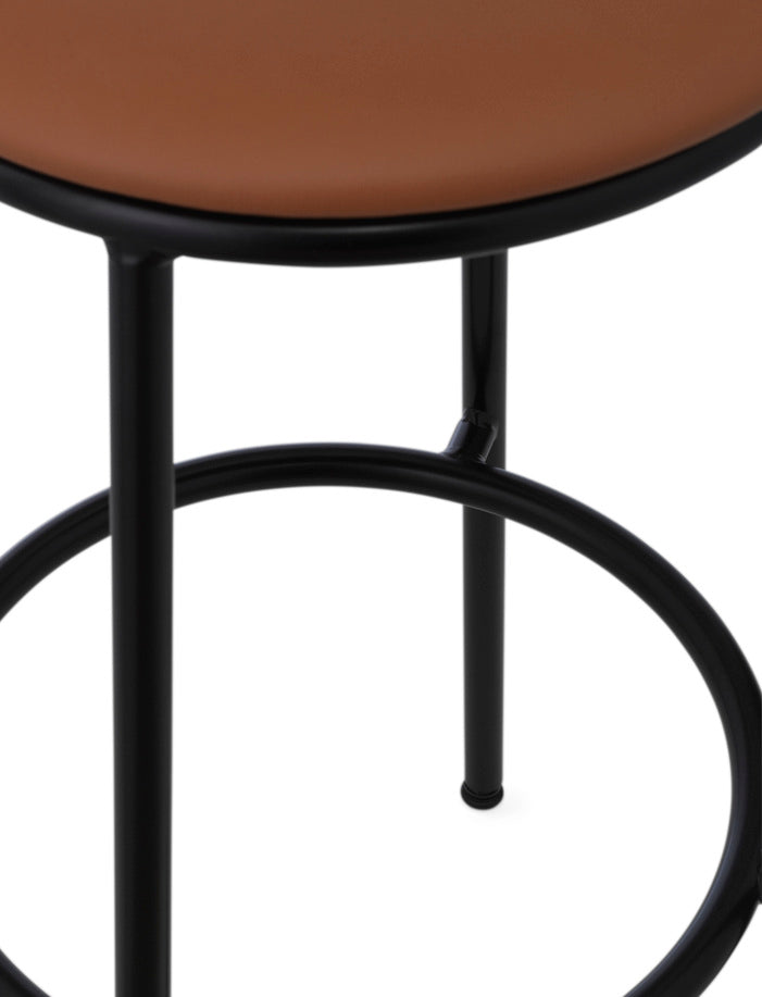 Braund Black Circa Bar Stuhl mit Schwarz