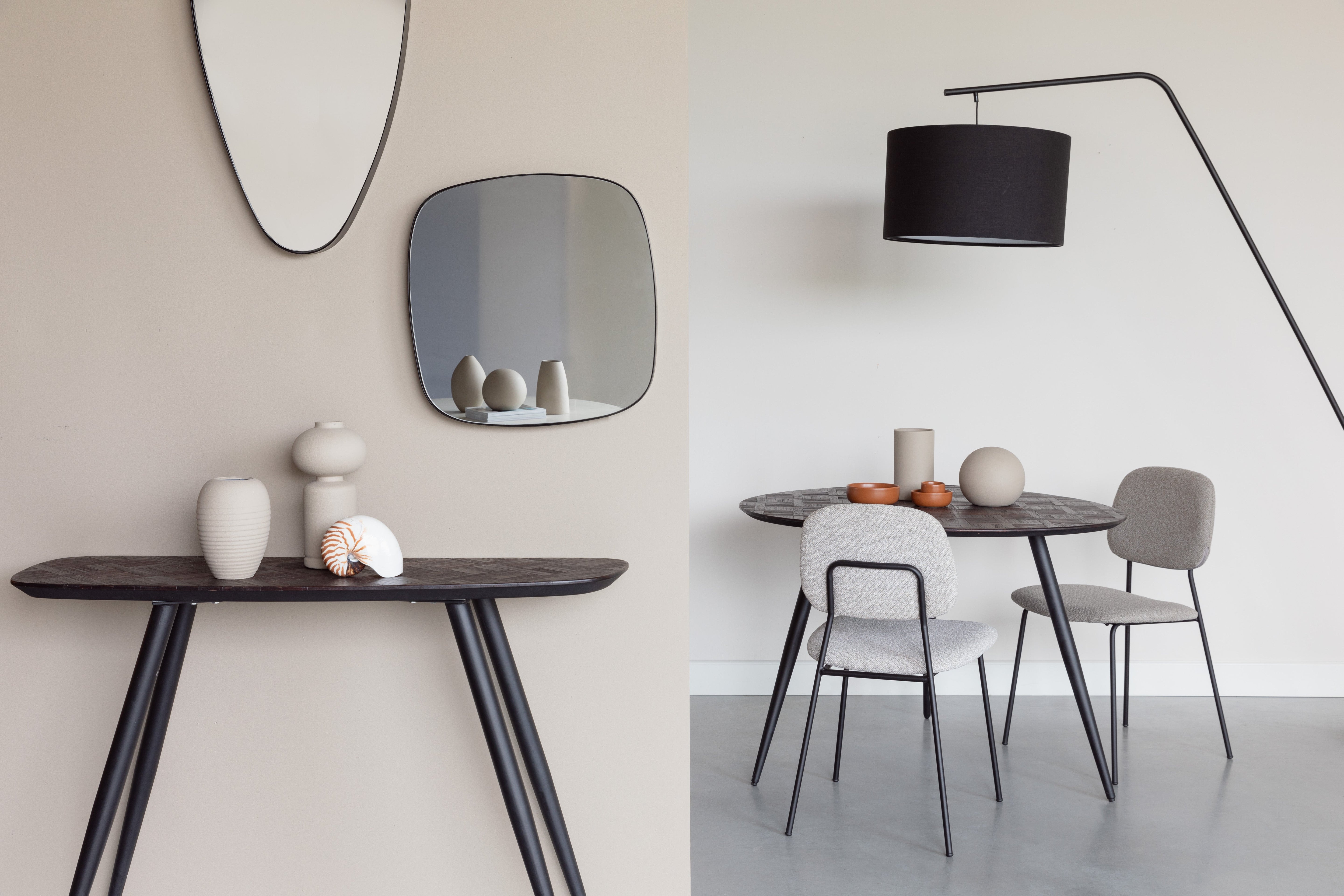 Floor Lamp Martine Black White Label Living Eye on Design