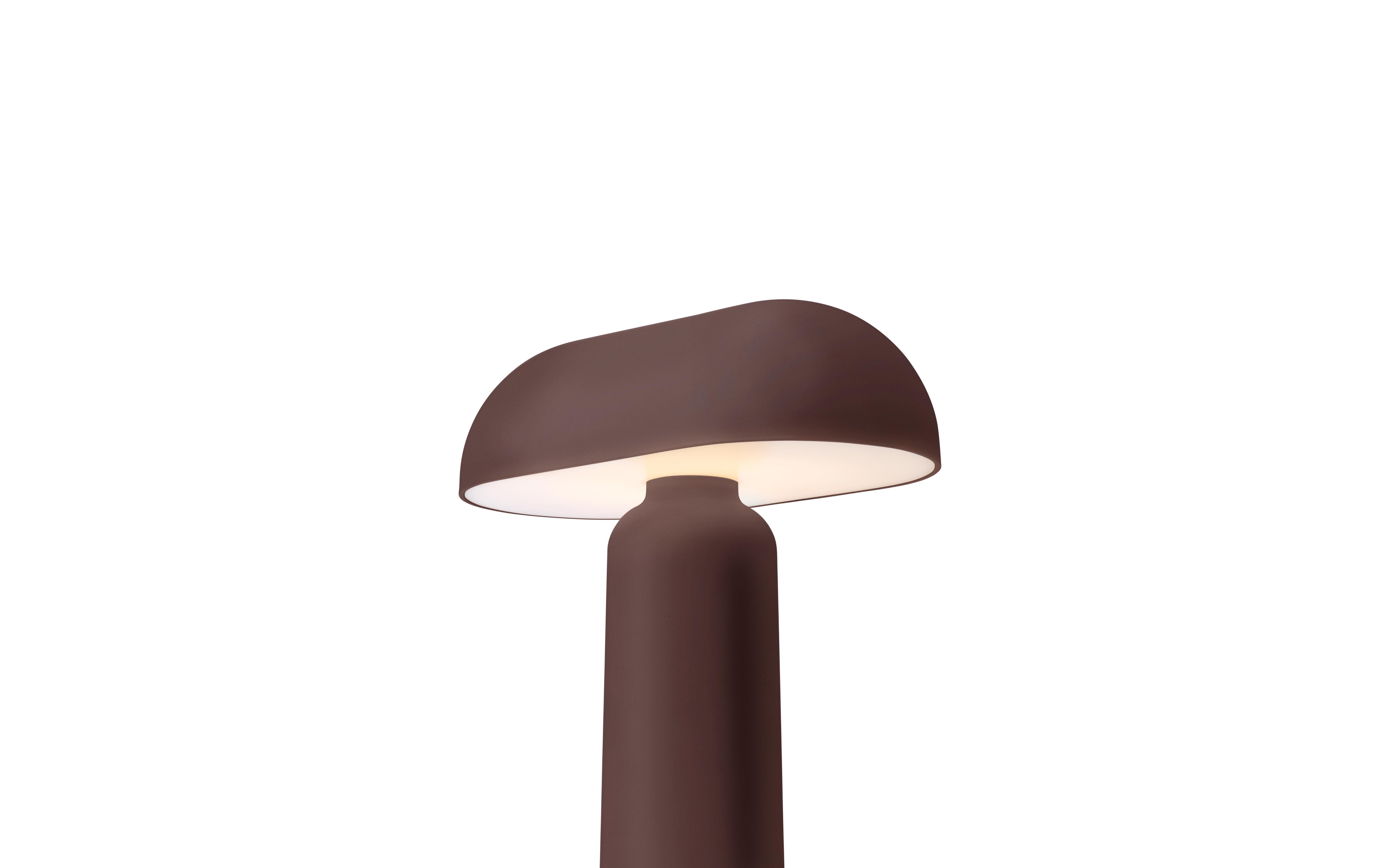 PORTA tragbare Lampe braun