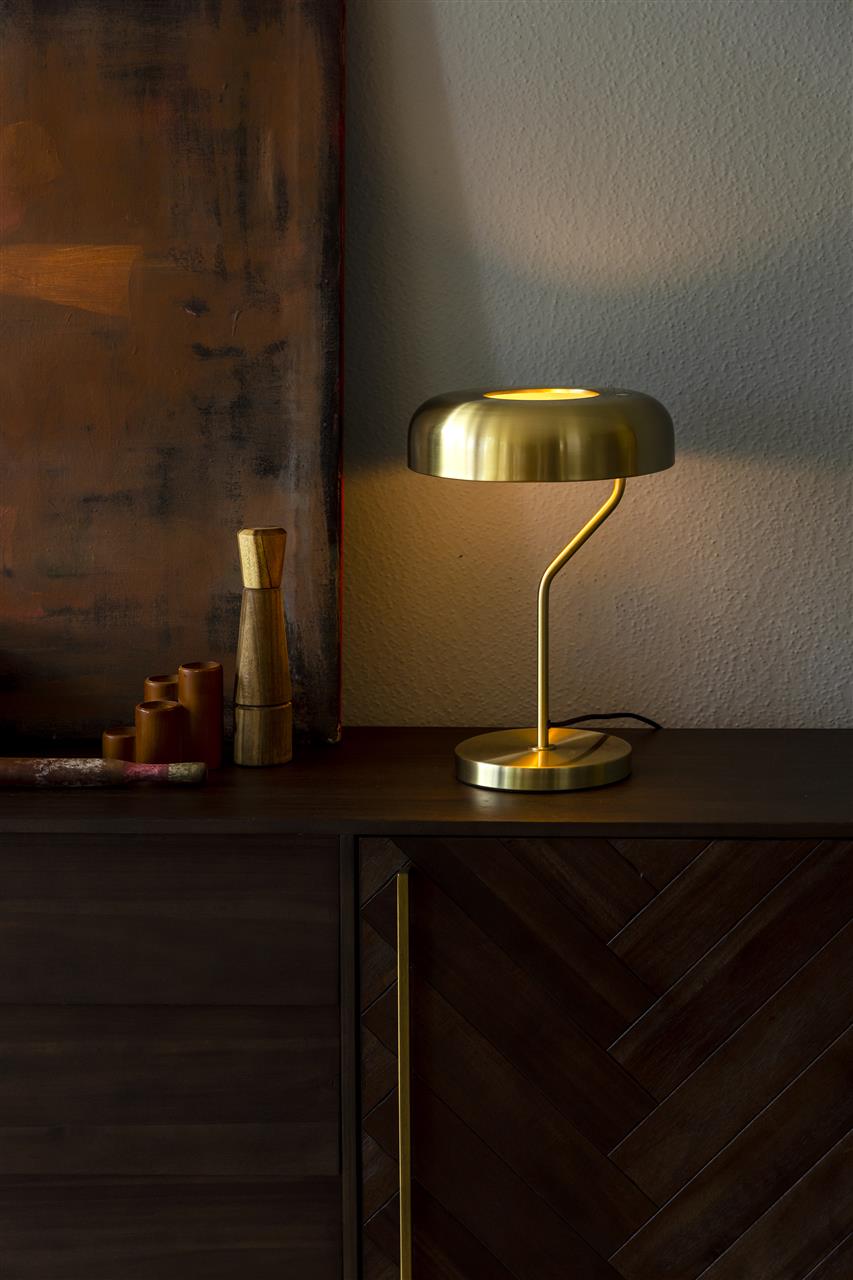 Eclipse table lamp gold