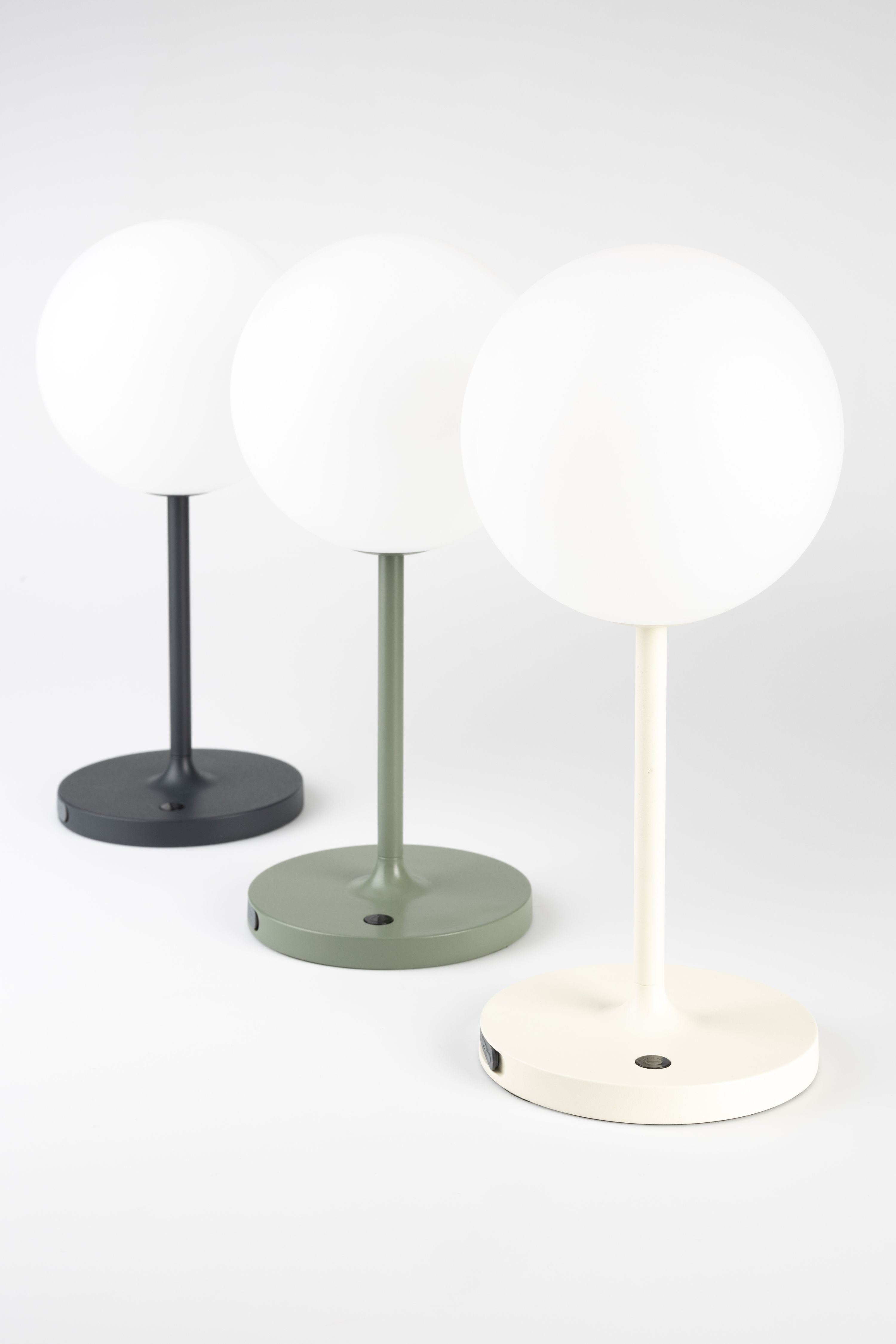 Table Lamp Hub Beige White Label Living Eye on Design