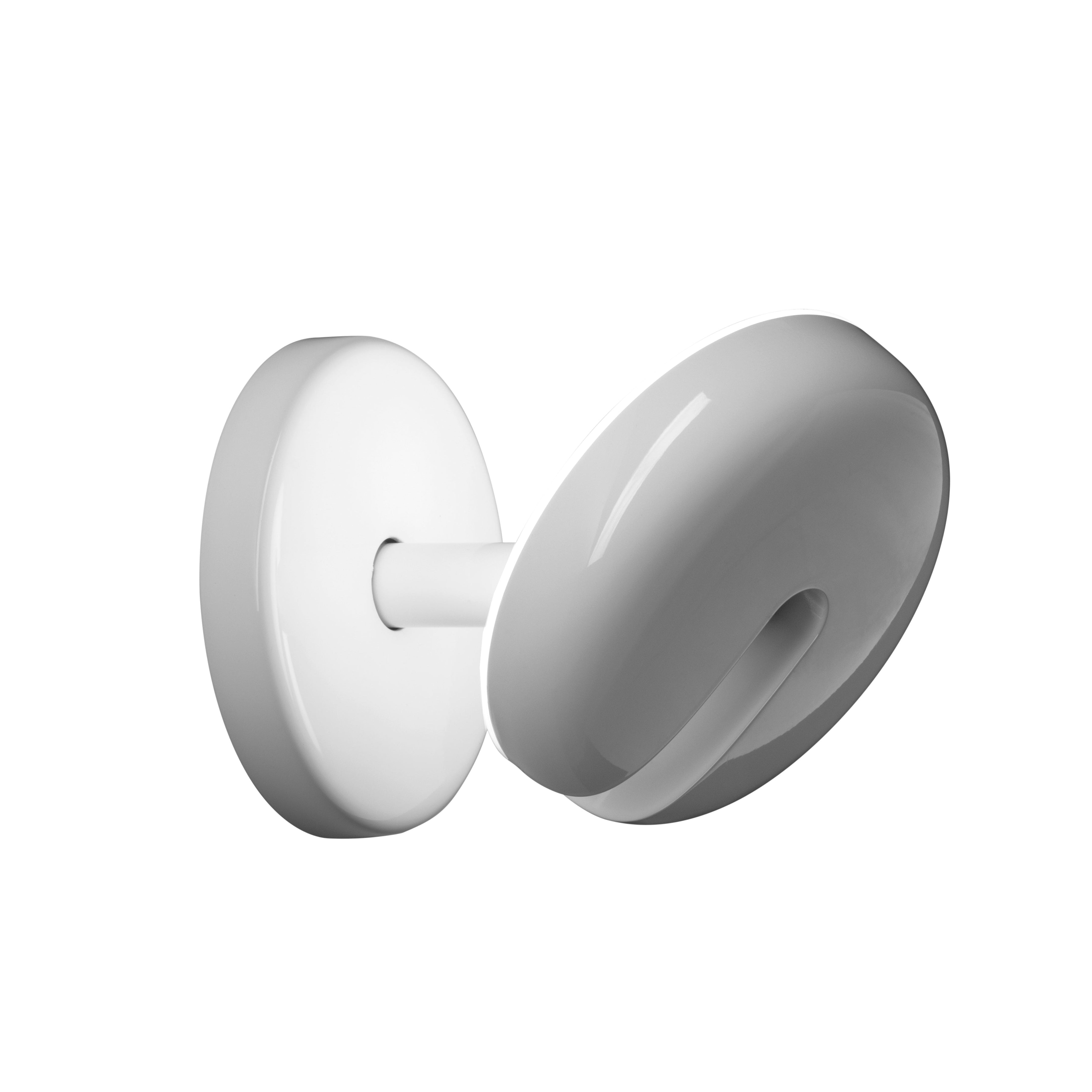 CABRIOLETTE wall lamp in glossy white