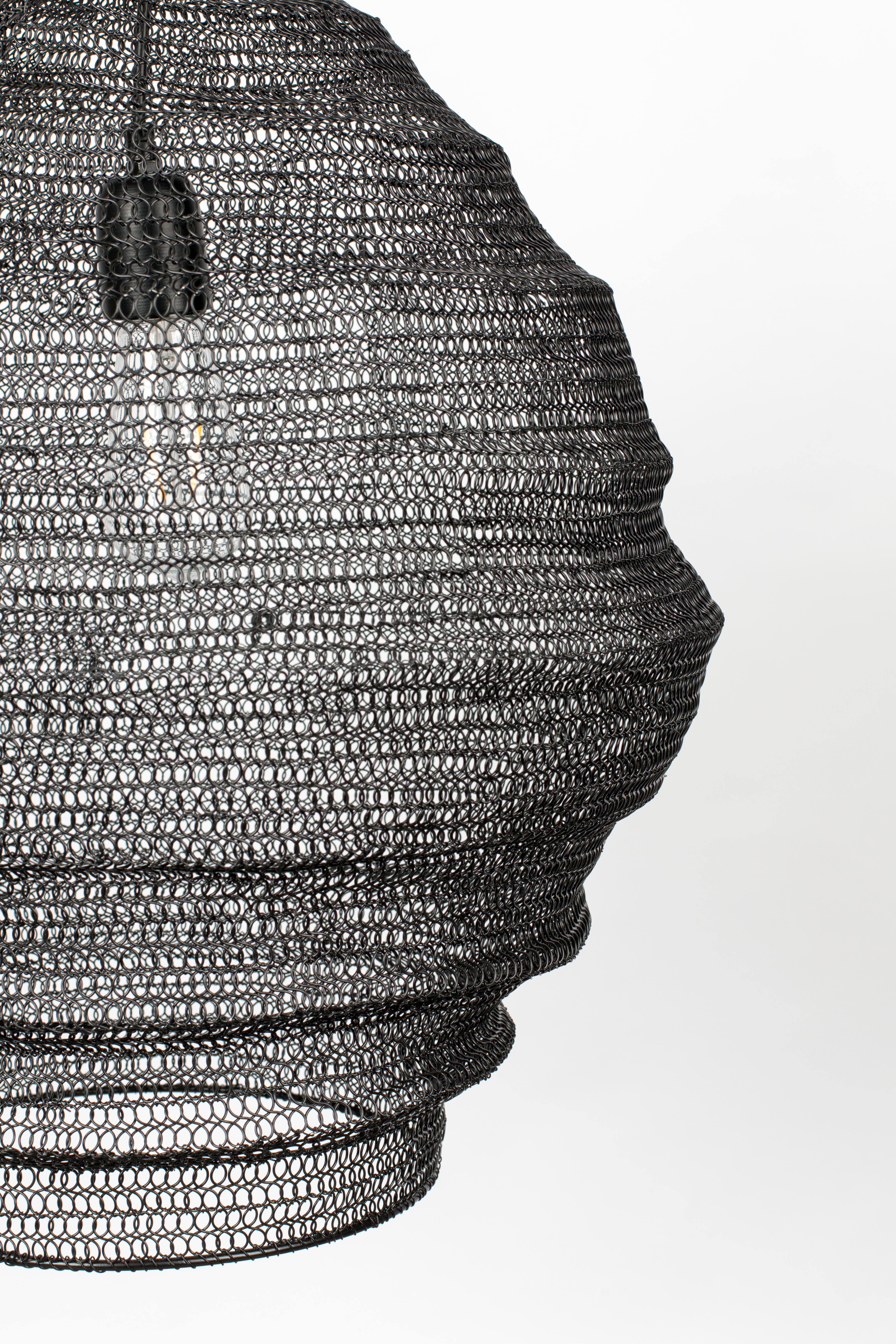 Pendant Lamp Lena L Black White Label Living Eye on Design