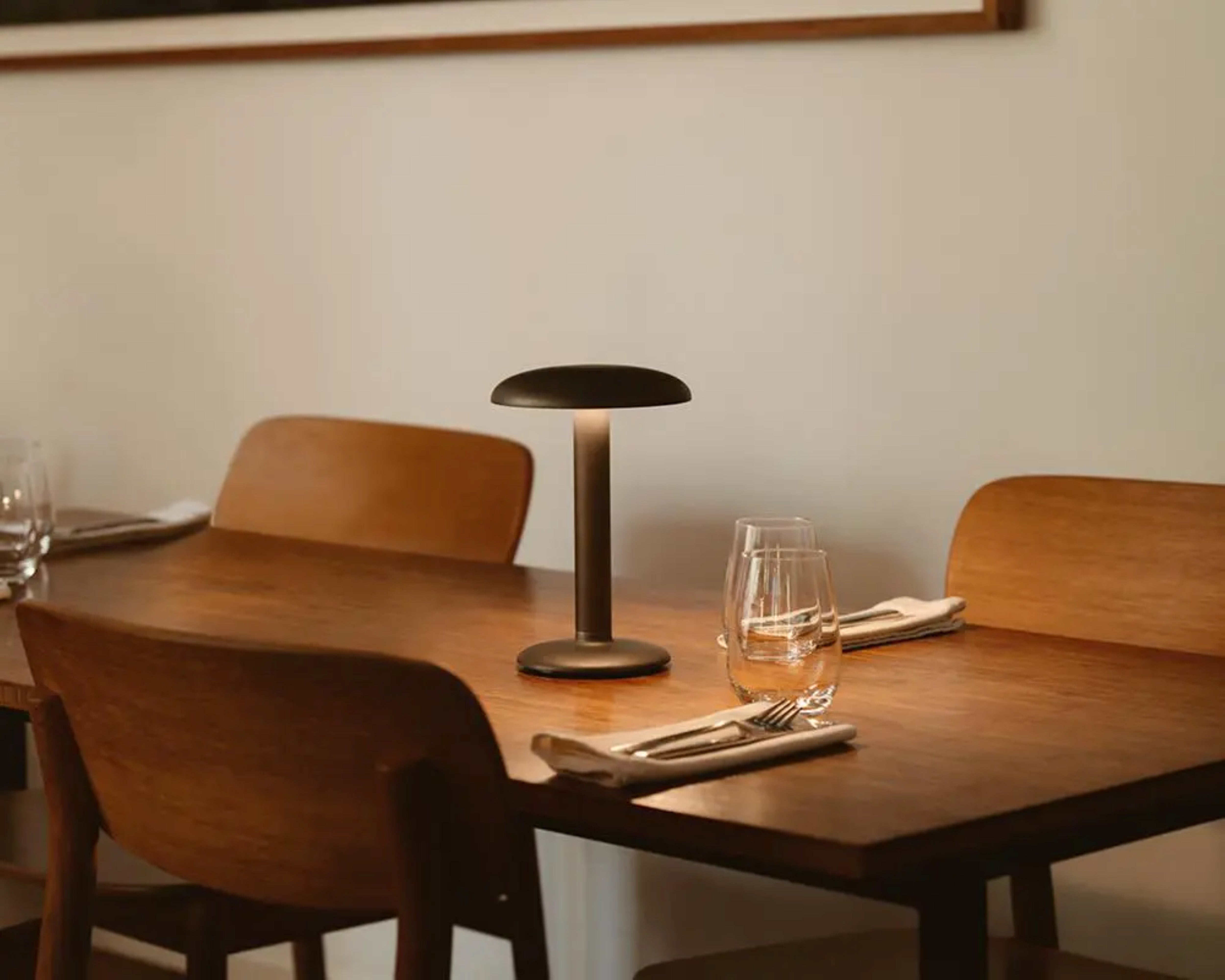 Tragbare Lampe GUSTAVE HOSPITALITY braun