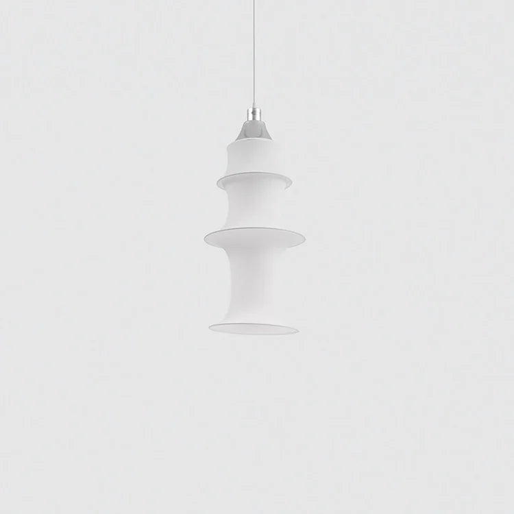 Falklandhänge -Lampe weißer Stoff
