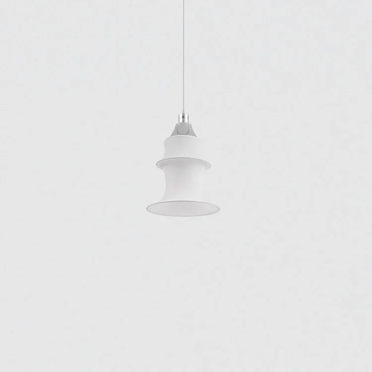 Falklandhänge -Lampe weißer Stoff