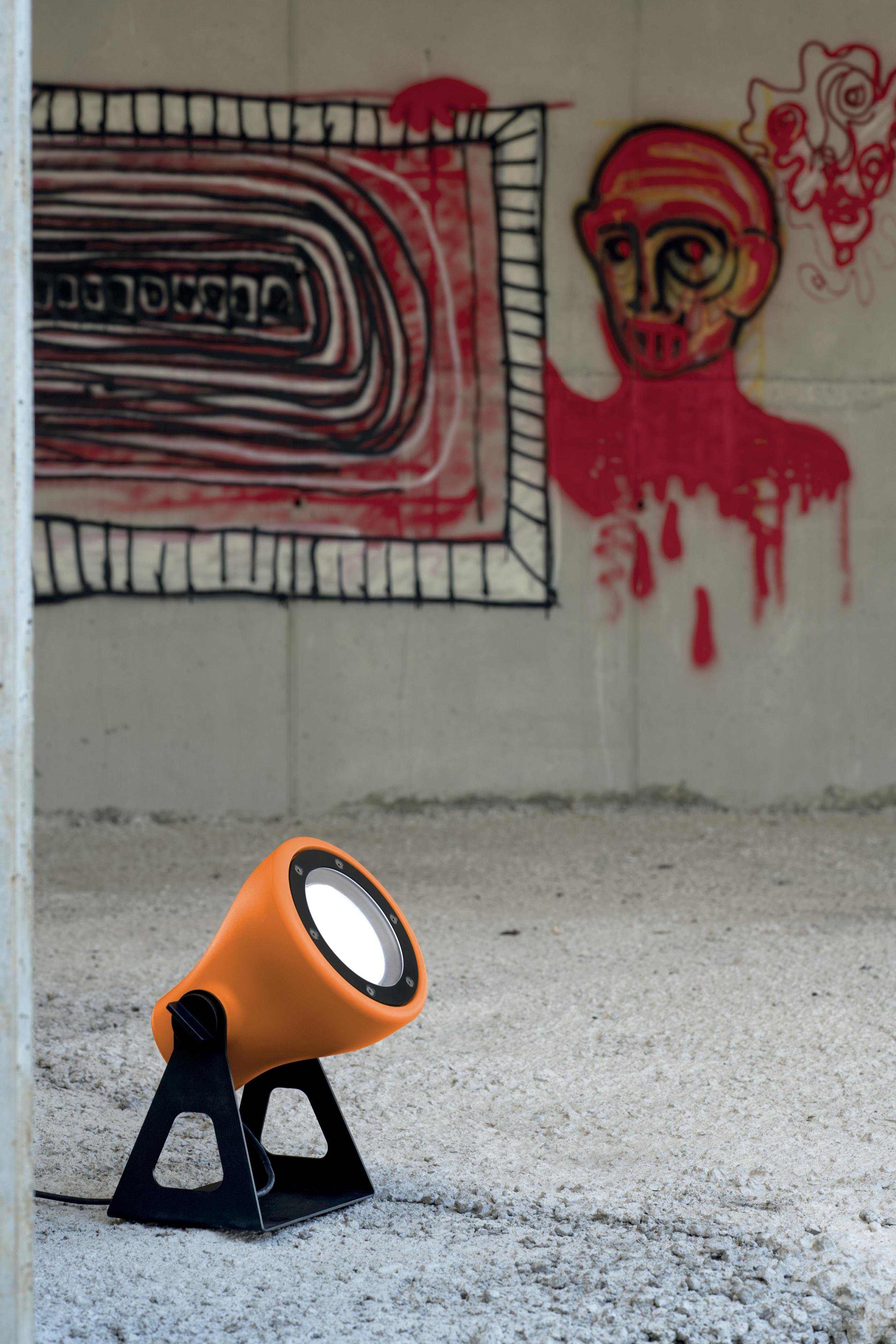 FROG Orange Outdoor Floor Lamp