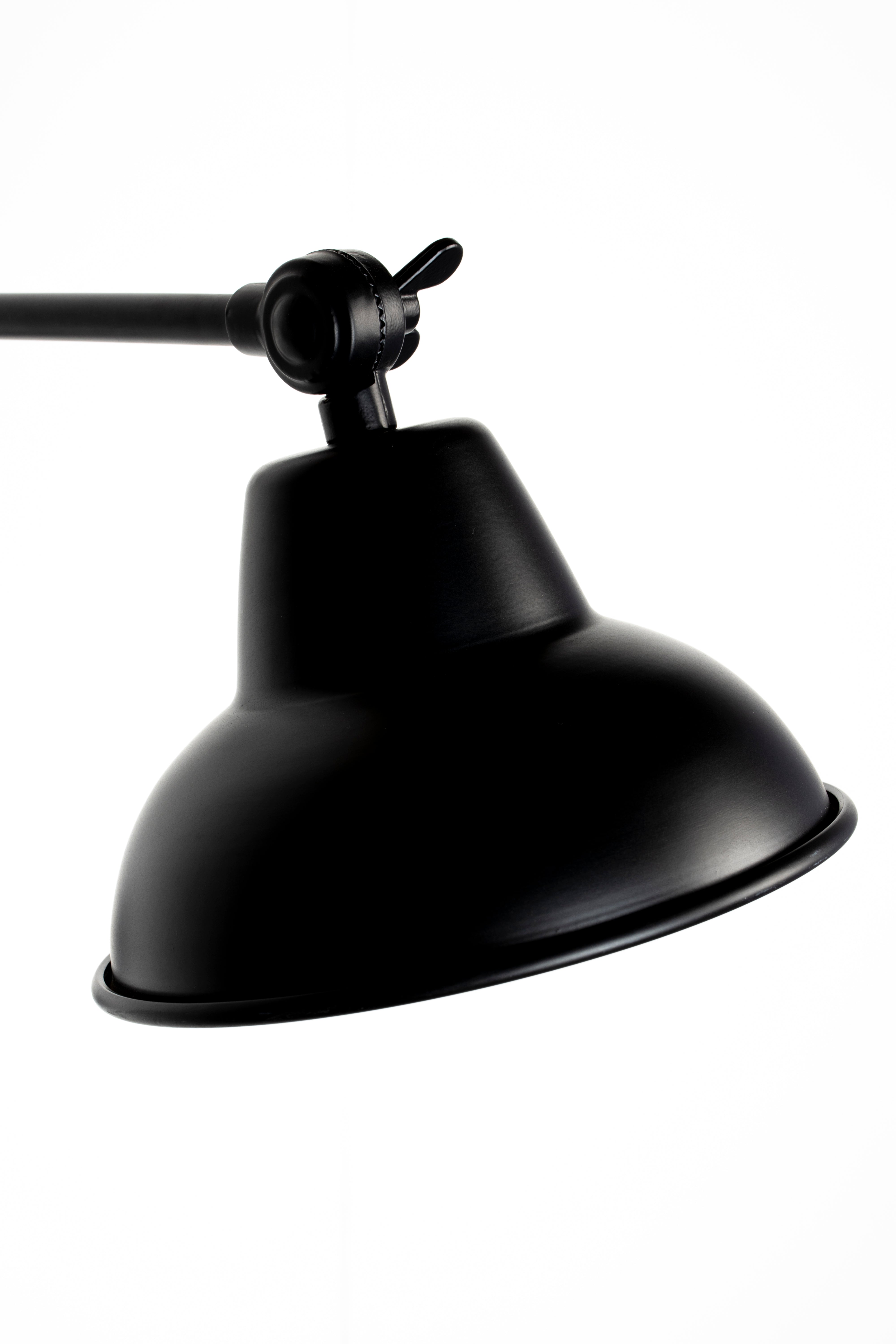 Wandlampe mit verstellbarem Arm XAVI schwarz