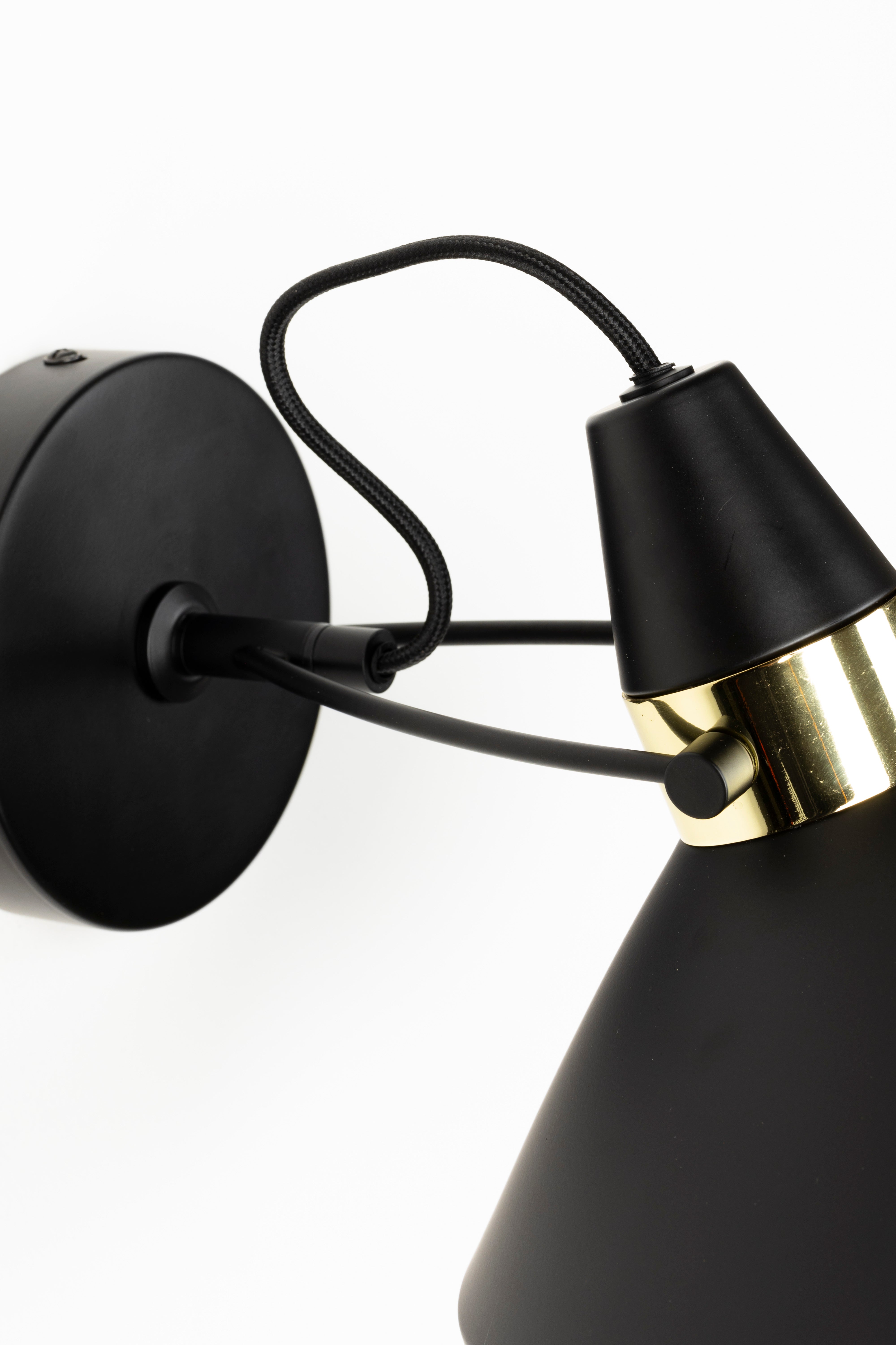 Wandlampe verstellbar JONA schwarz