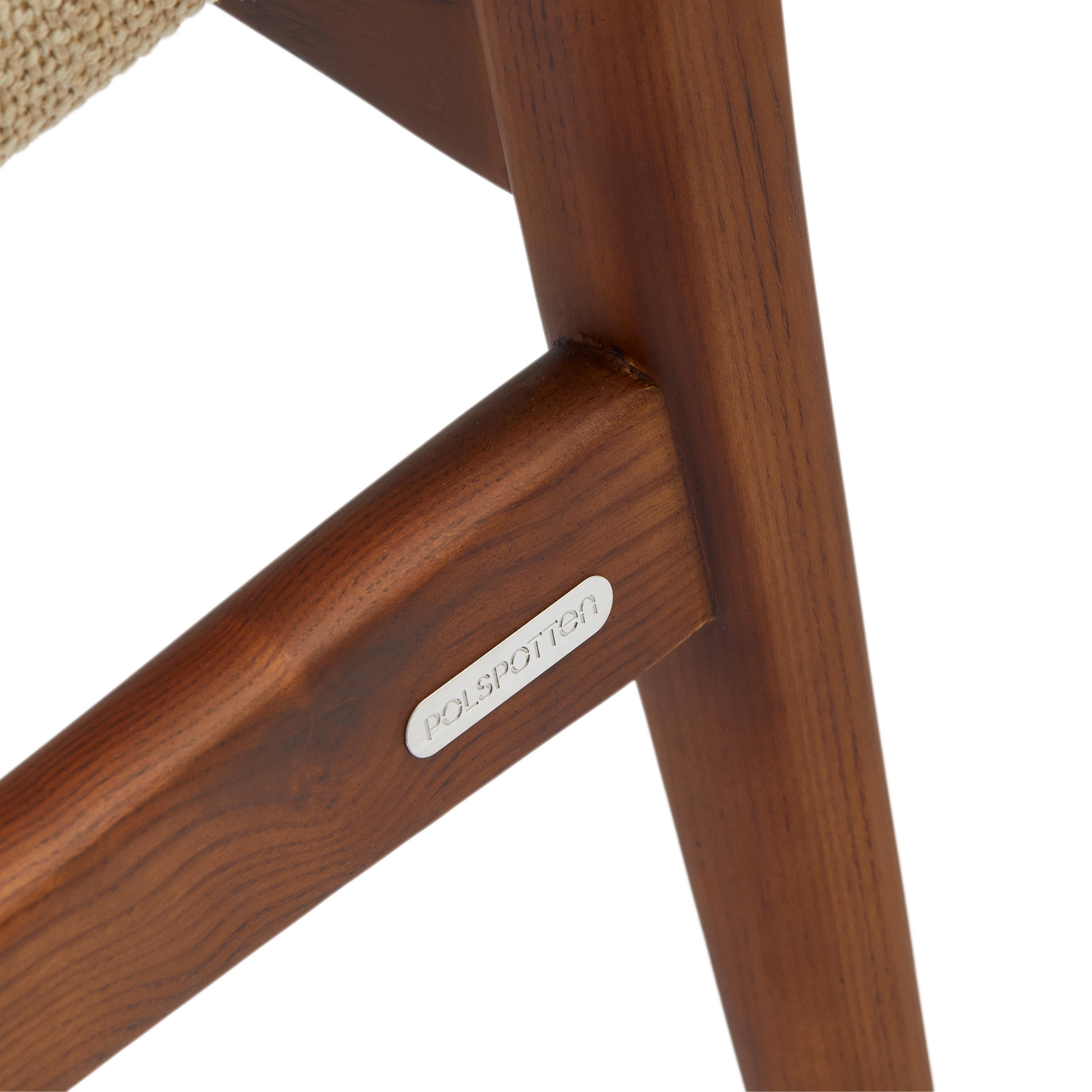 Fotel PEGGY beige mit Holzuntergestell