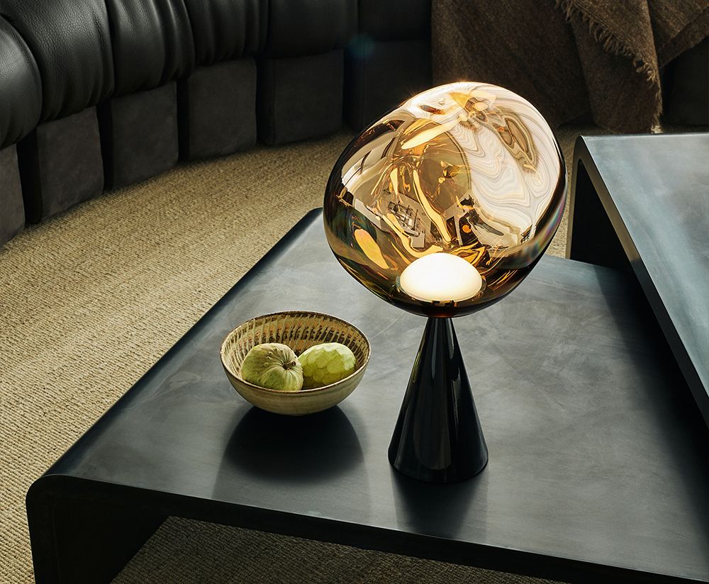 Zloty Tischlampe schmelzen