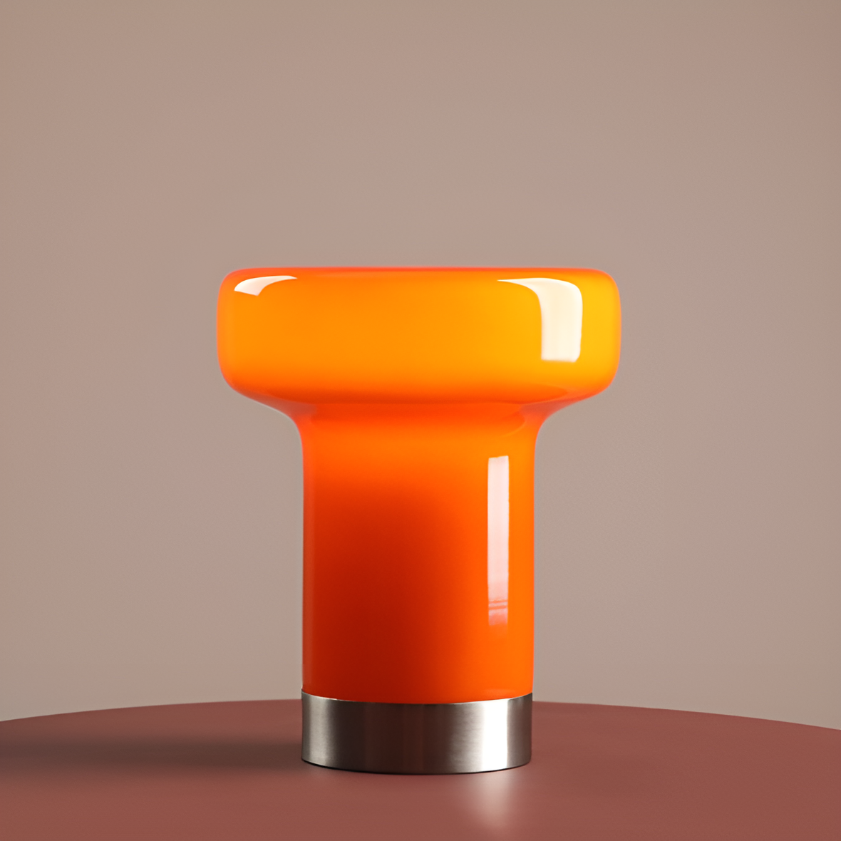 Bonbon orange table lamp