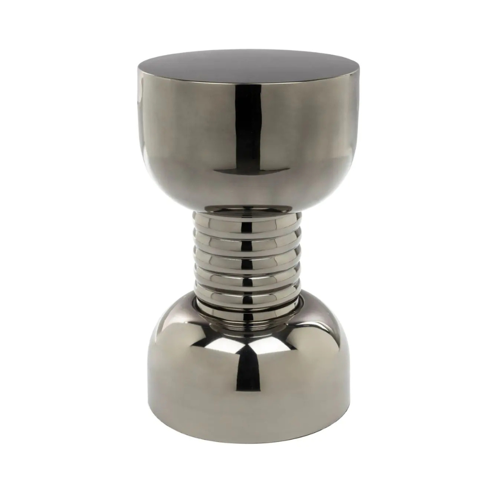 Side table GONNA MAKE YOU SWEAT silver