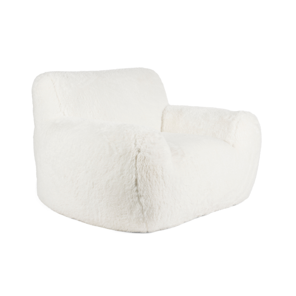 CUDDLE THE YETI white armchair