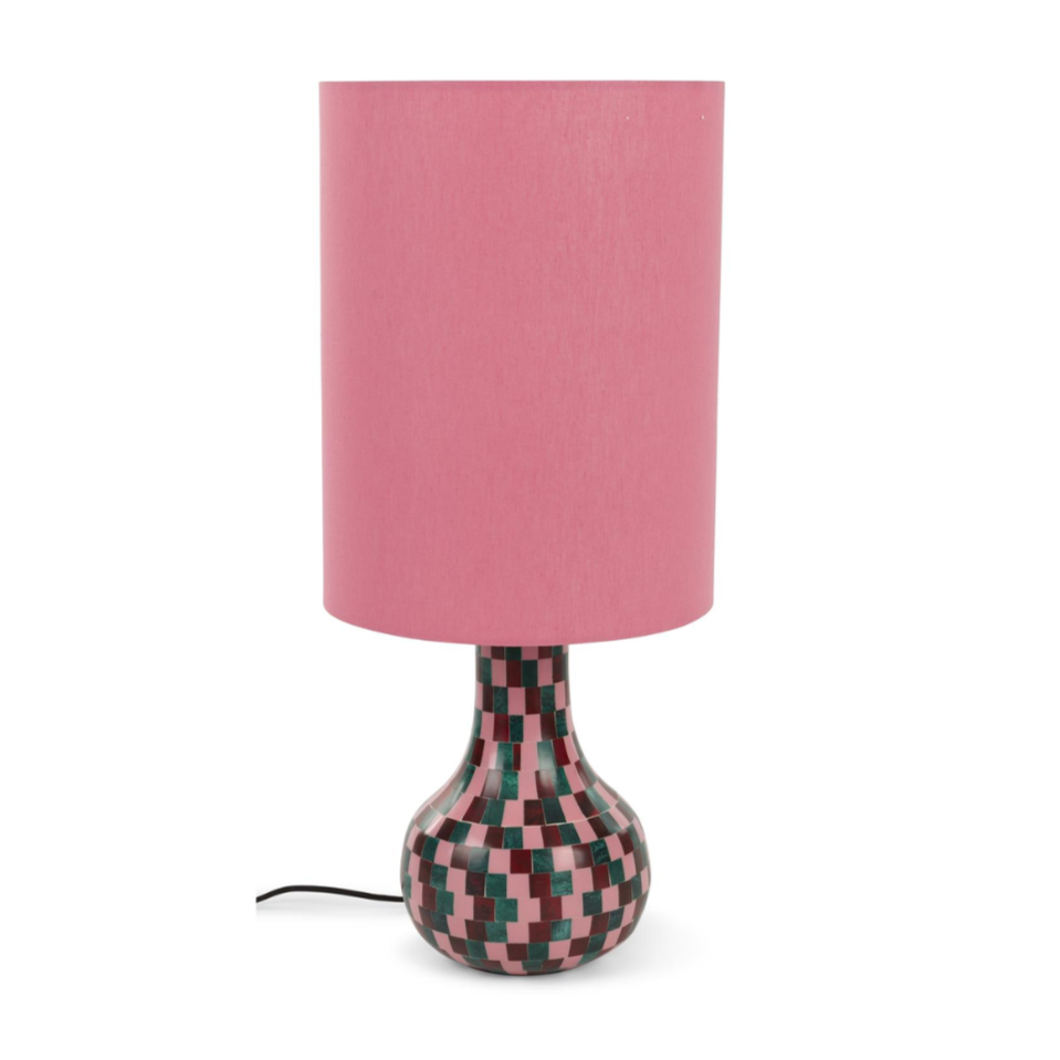 KEINE ANGST VOR FARBE rosa Tischlampe