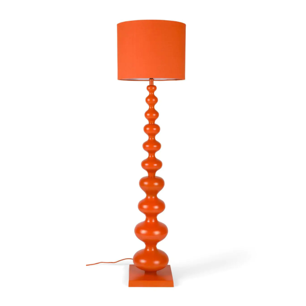 Stehleuchte WENN ORANGE KÖNIG IST orange