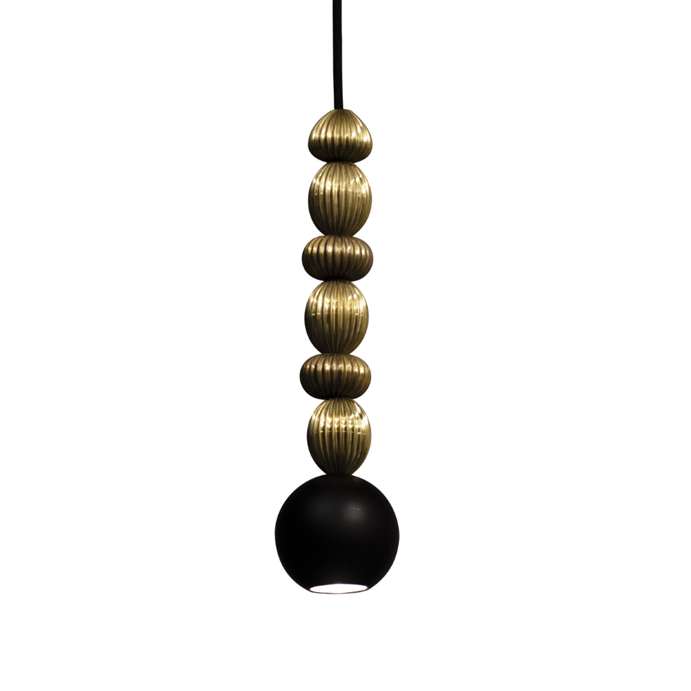 BOLA QUEEN brass pendant lamp