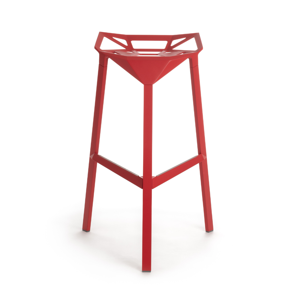 STOOL_ONE Hocker rot