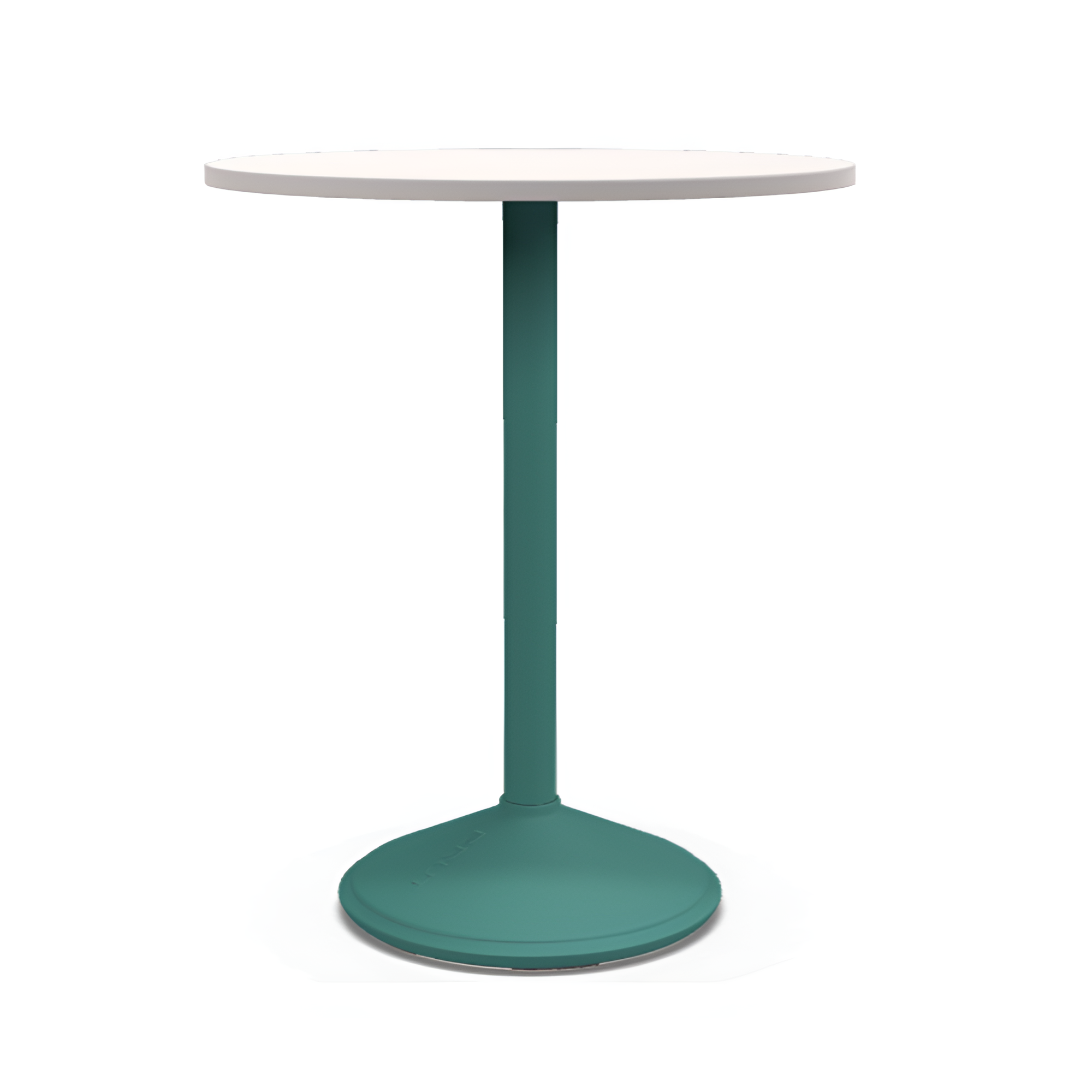Round table BRUT turquoise base
