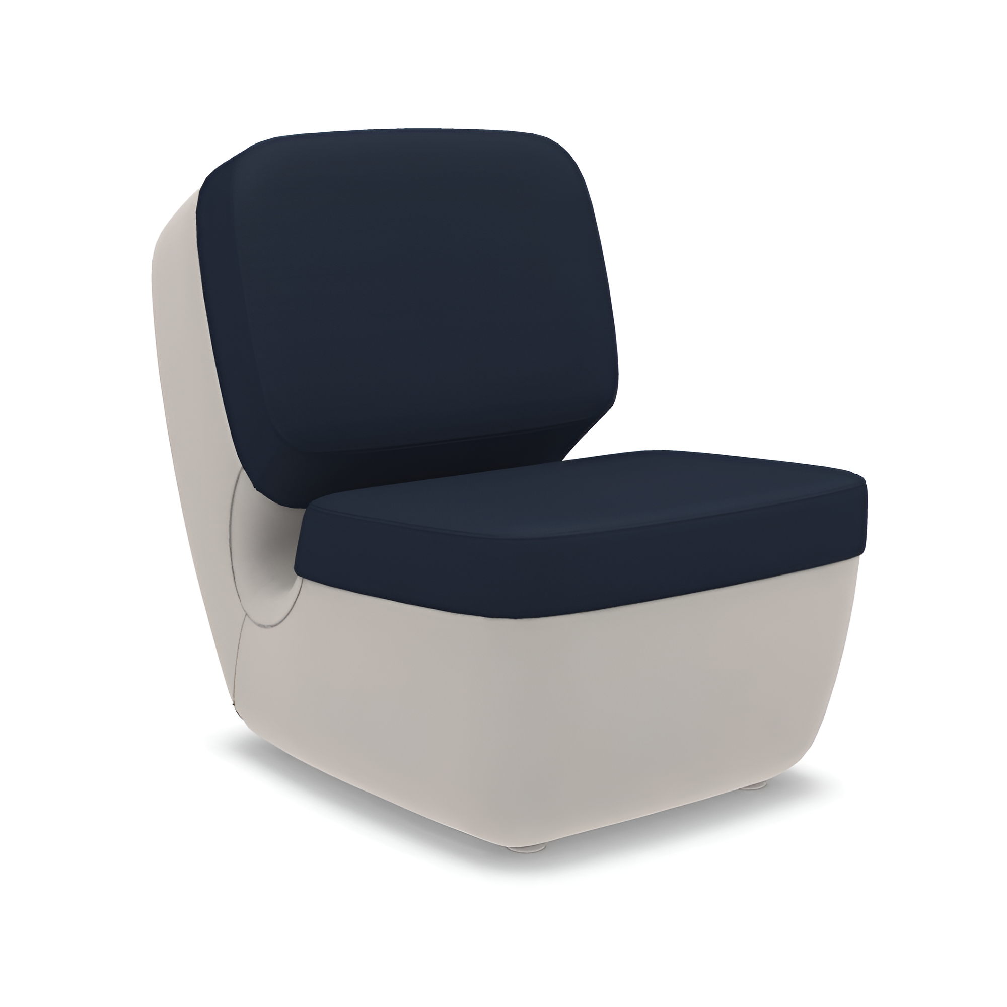 NIMROD armchair in navy blue
