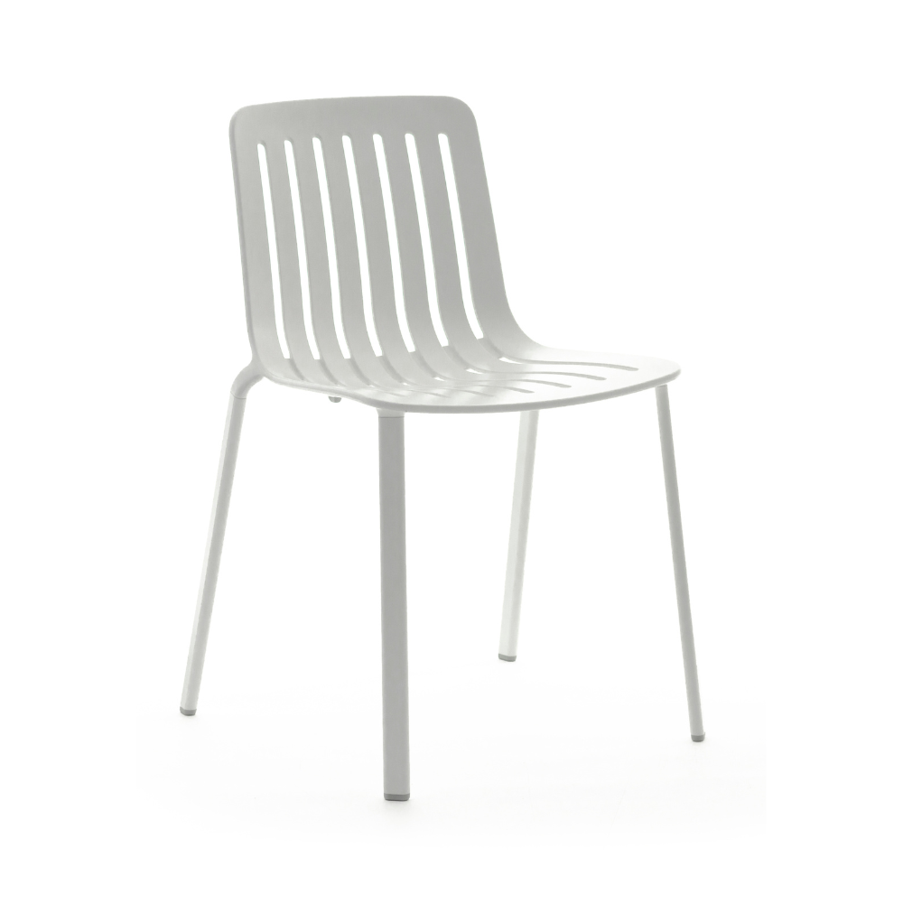 Plato white outer chair