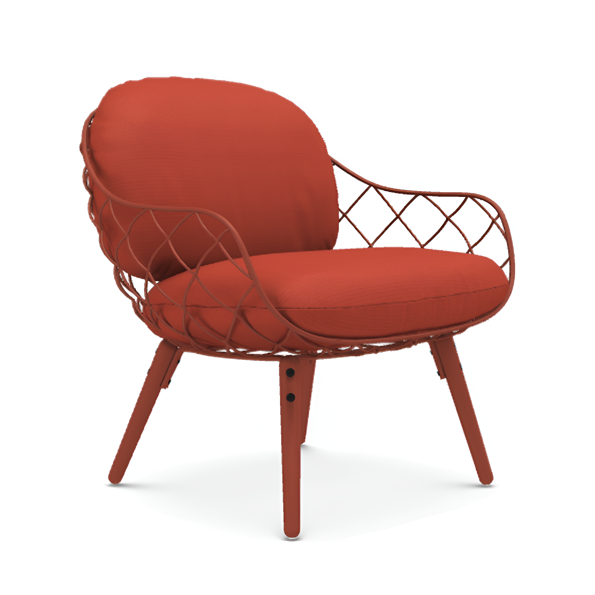 PIÑA armchair red