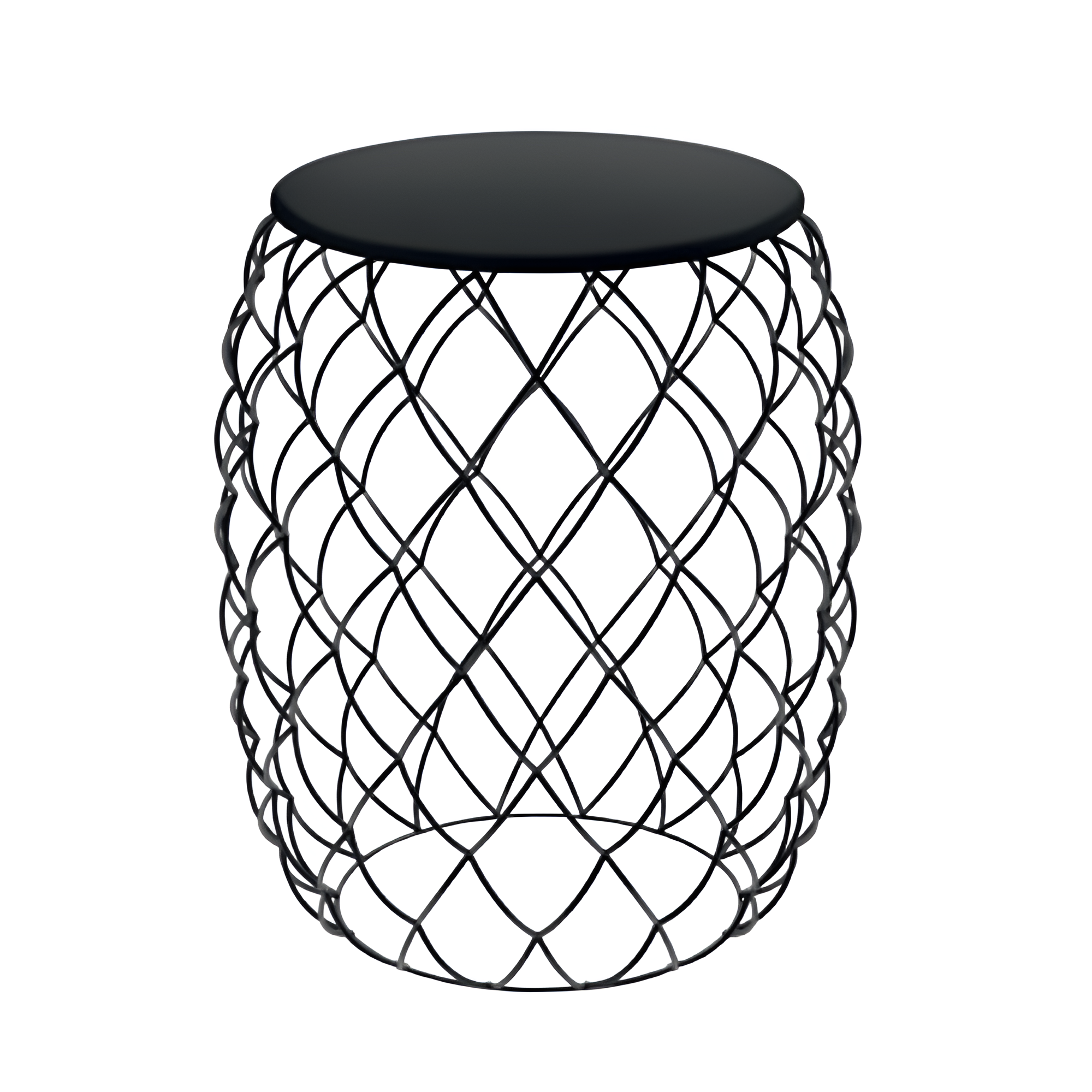 Outdoor table PIÑA black