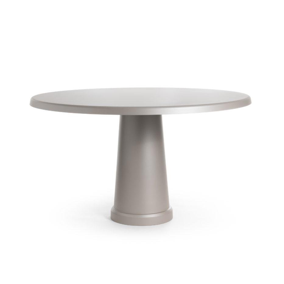 ALL-ROUND runder Tisch grau