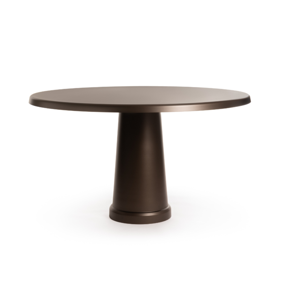 ALL-ROUND runder Tisch braun