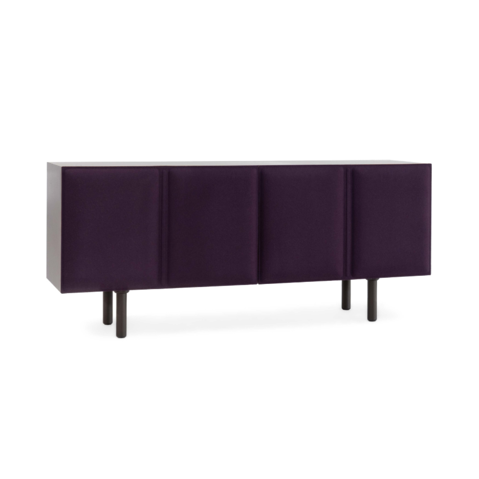 TACITO TV cabinet purple felt