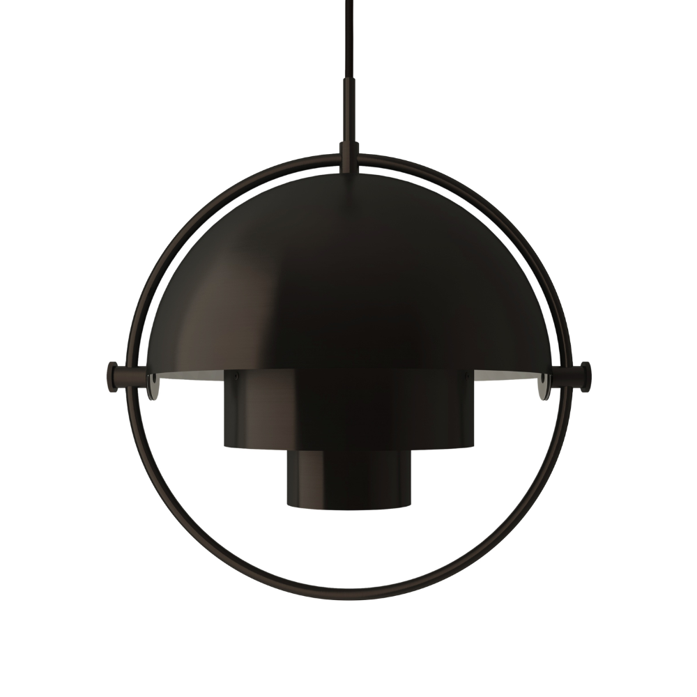 MULTI-LITE Pendelleuchte, schwarz glänzend