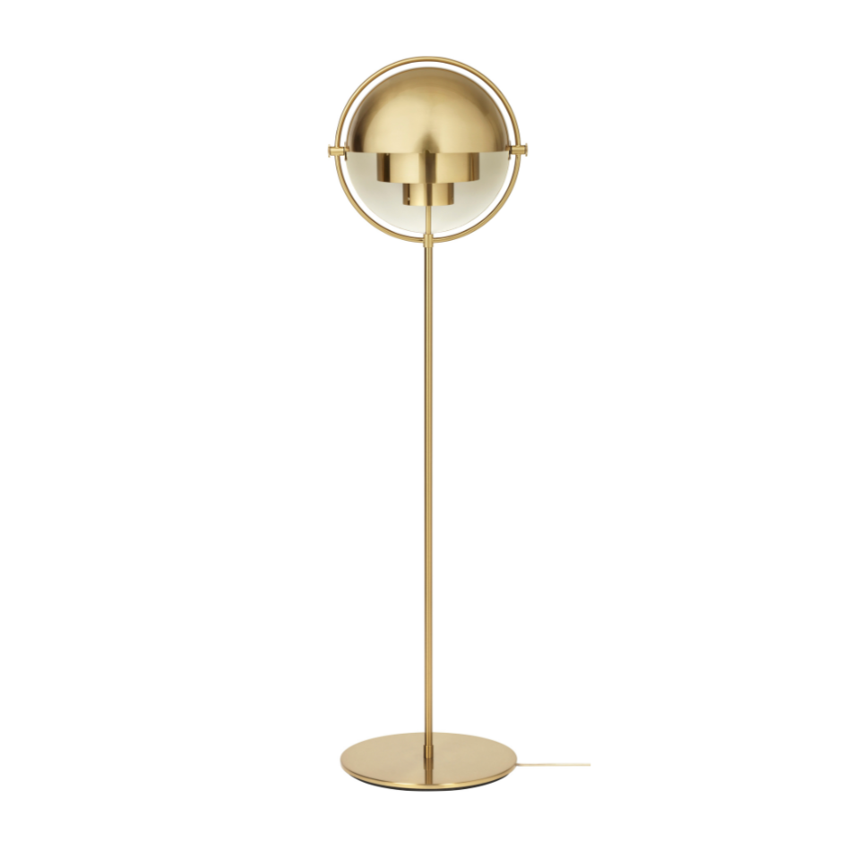 MULTI-LITE brass floor lamp