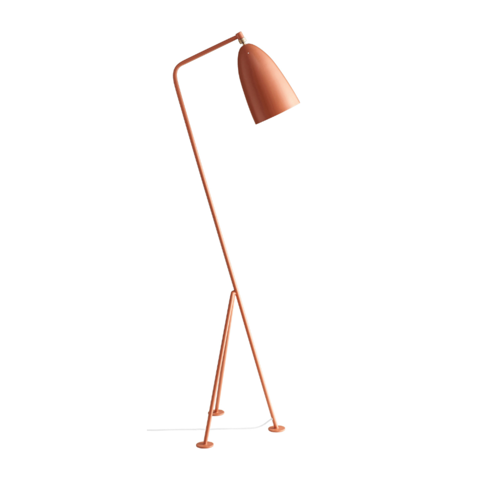 Stehlampe zum Lesen GRÄSHOPPA orange Dreibein