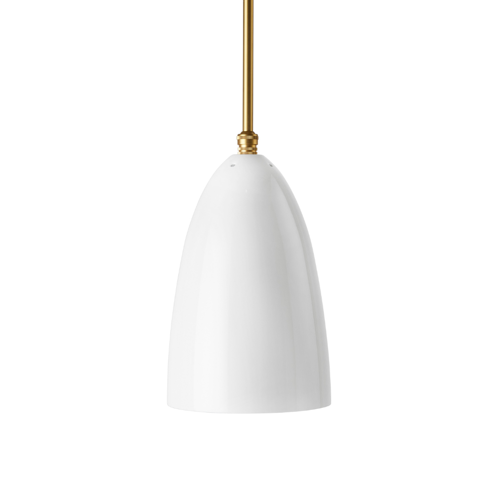 GRÄSHOPPA pendant lamp white