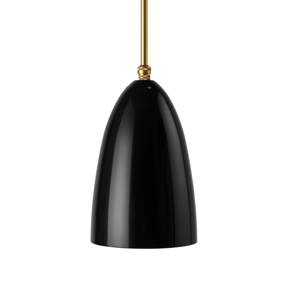 GRÄSHOPPA Black Glossy Pendant Lamp