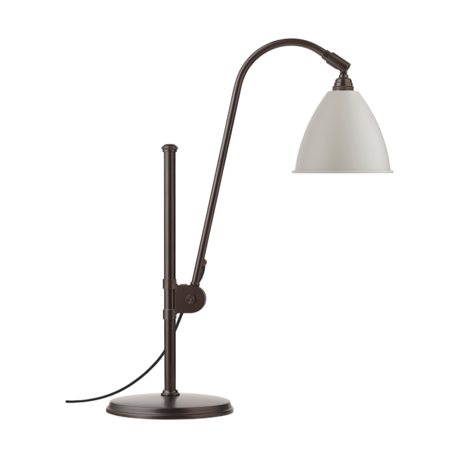 Tischlampe BESTLITE BL1 schwarz mit grauem Schirm