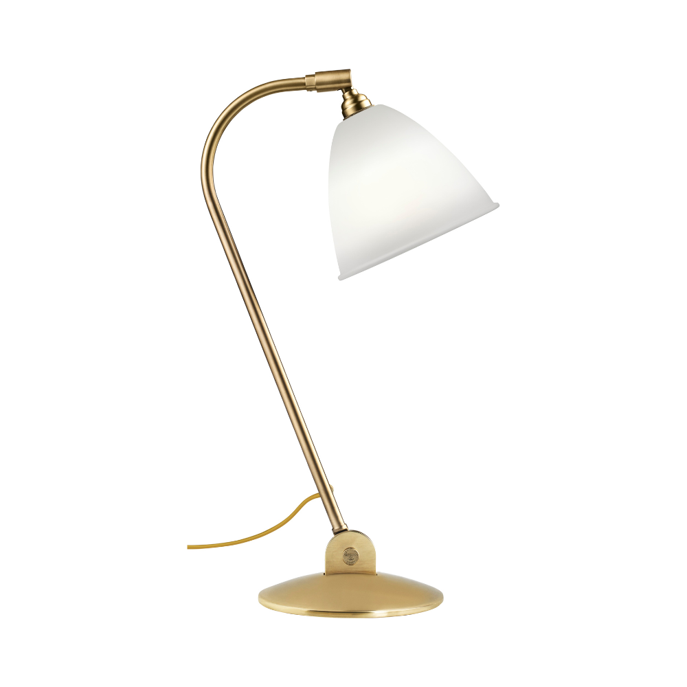 BESTLITE BL2 Table Lamp Brass with Porcelain Shade