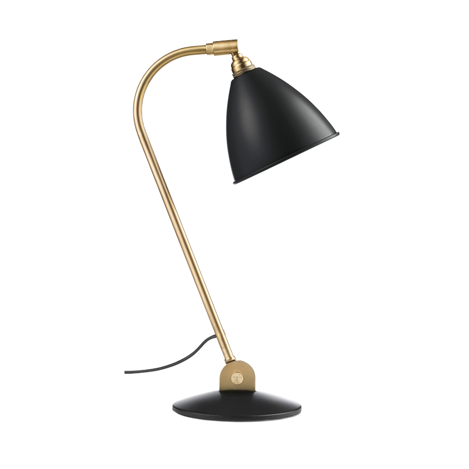 BESTLITE BL2 Table Lamp Brass with Black Shade