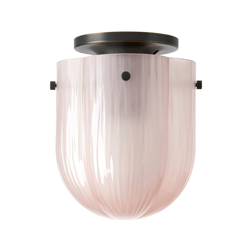 SEINE ceiling lamp pink glass