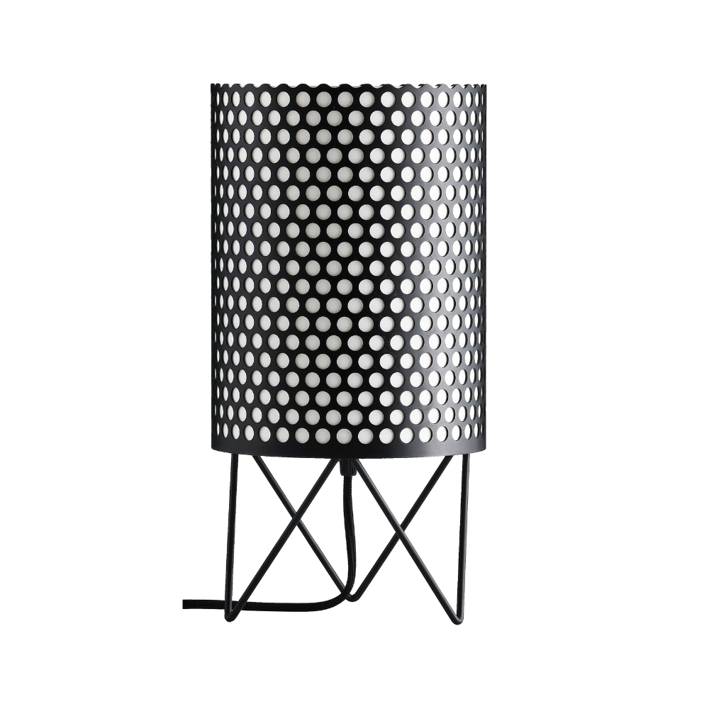 ABC black table lamp
